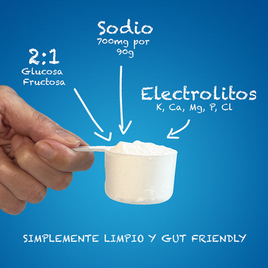 During training with carbohydrates and electrolytes neutral flavor - 1kg