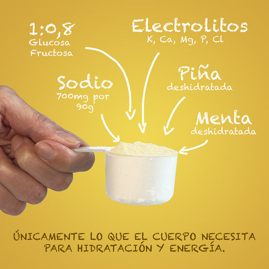 Durante Entrenamiento con Carbohidratos, Electrolitos, PIÑA y MENTA - 1Kg