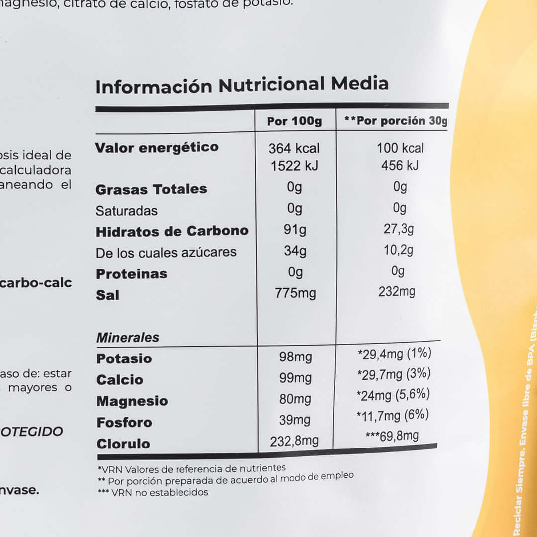 Carbohydrate and electrolyte sporting drink with pineapple and mint - 1kg