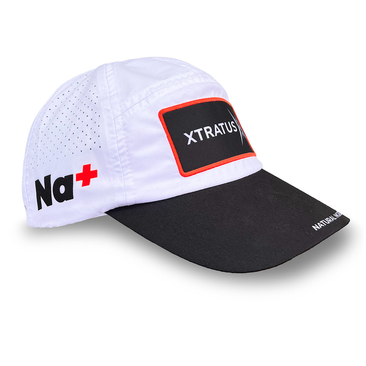 White Polyester Running Cap