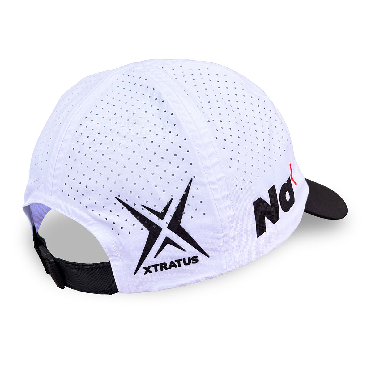 White Polyester Running Cap