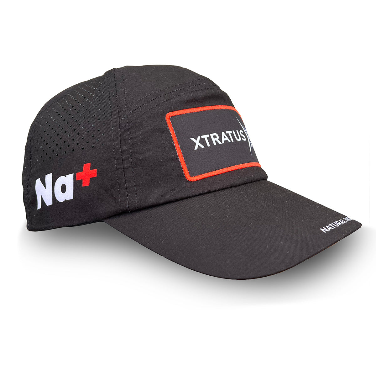 Black Polyester Running Cap