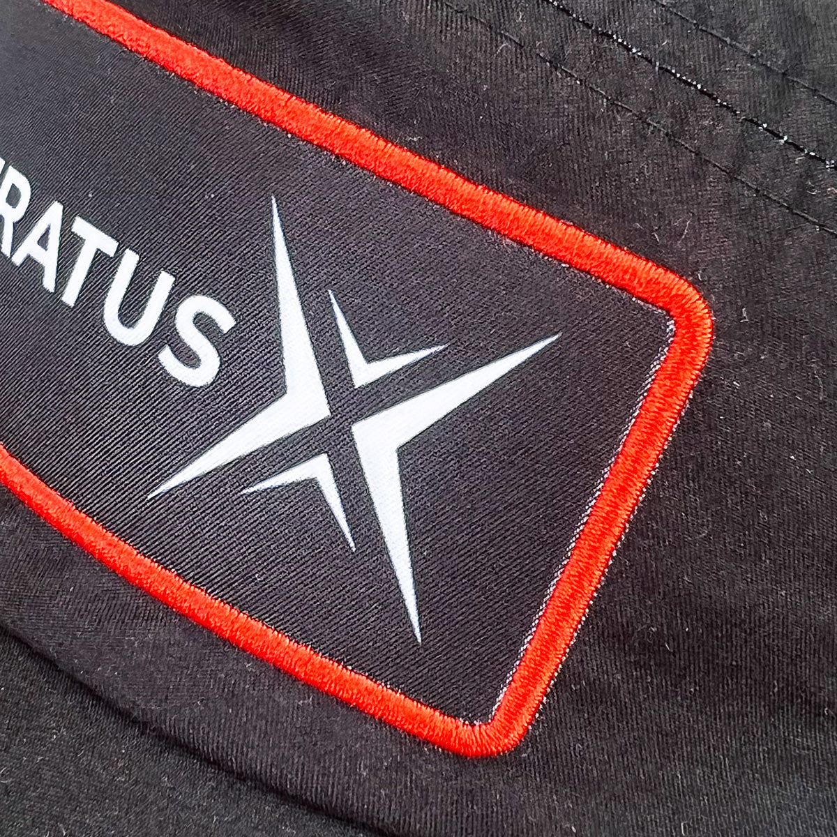 Black Polyester Running Cap