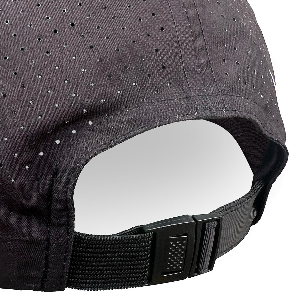 Black Polyester Running Cap