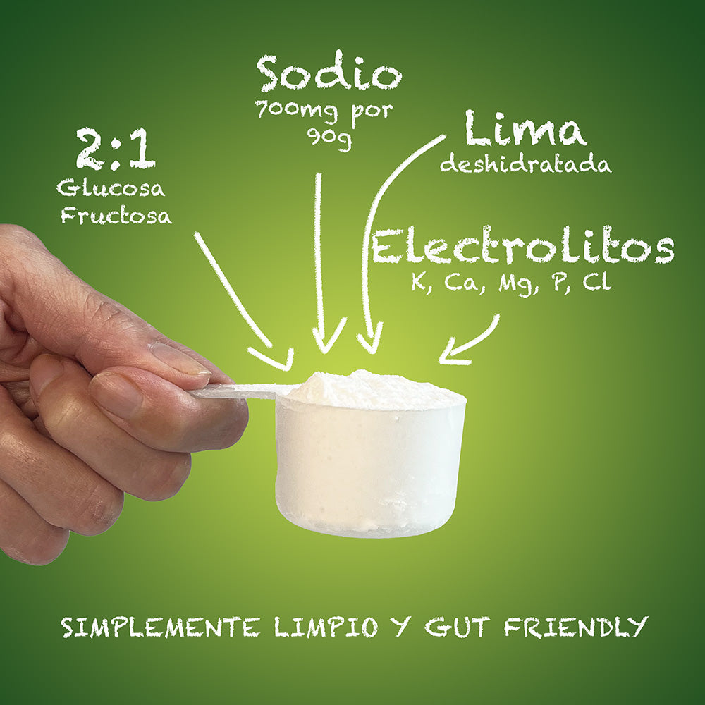 Mix of carbohydrates and electrolytes with LIME - 1Kg