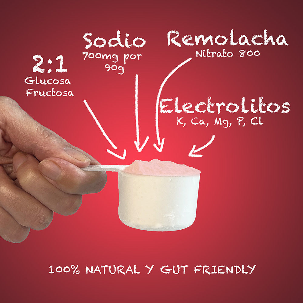 MIX DE CARBOHIDRATOS, ELECTROLITOS Y REMOLACHA - NITRATO - 1KG