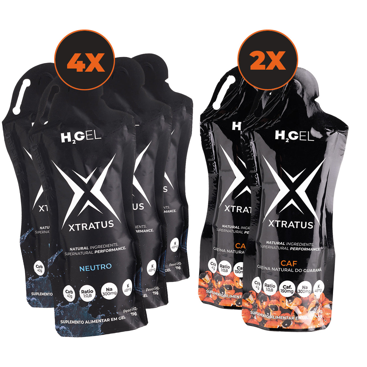 H2GEL - PACK 6 UNID. (4+2)