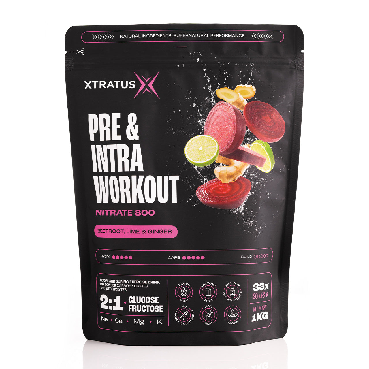 MIX DE CARBOHIDRATOS, ELECTROLITOS Y REMOLACHA - NITRATO - 1KG