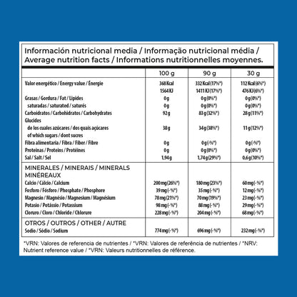 Durante Entrenamiento con Carbohidratos y Electrolitos sabor NEUTRO - 1Kg