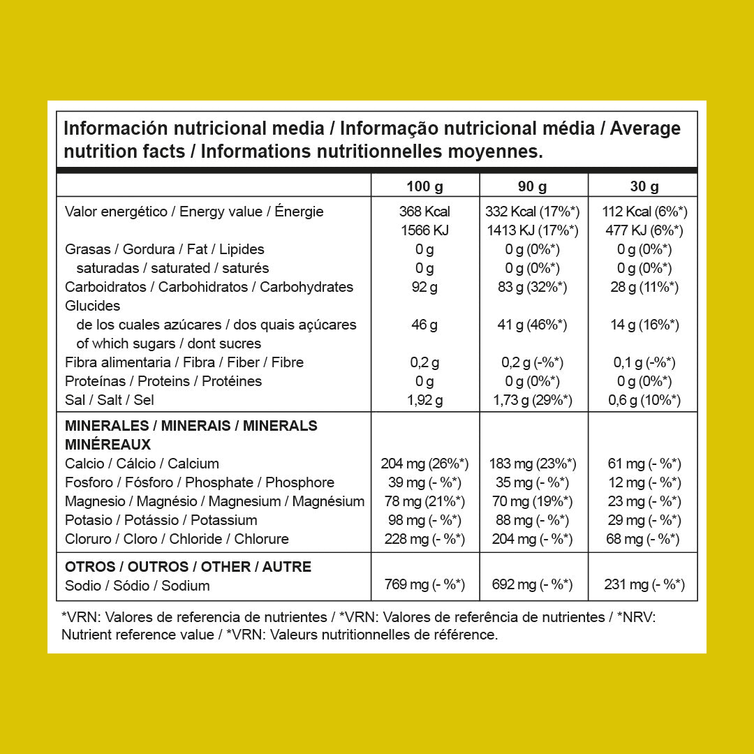 MIX DE CARBOIDRATOS E ELETRÓLITOS COM ABACAXI + HORTELÃ - 1KG
