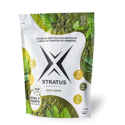 Carbohydrate and electrolyte sports drink with green mate caffeine - 1kg