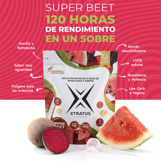 <tc>Super Beet suplemento pré-treino baixo em carboidrato com nitrato e citrulina (beterraba e melância) - 300g</tc>