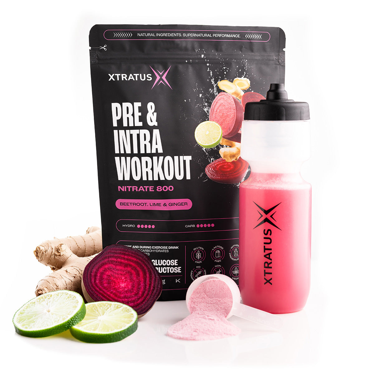 MIX DE CARBOHIDRATOS, ELECTROLITOS Y REMOLACHA - NITRATO - 1KG